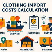 هزینه وادرات لباس از چین