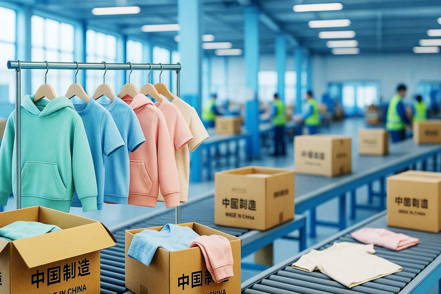 وادرات پوشاک بچه گانه از چین