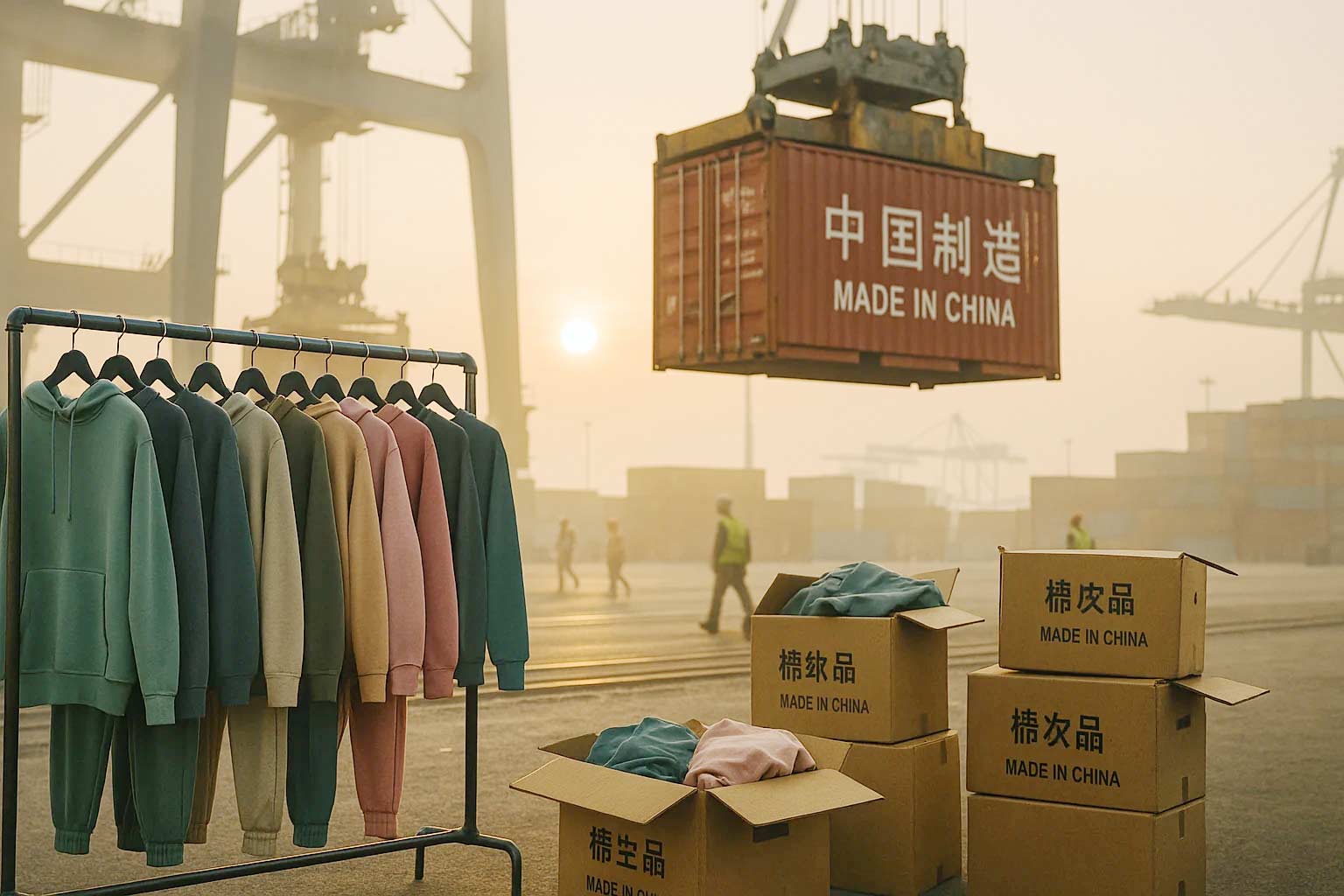 واردات انواع لباس از چین