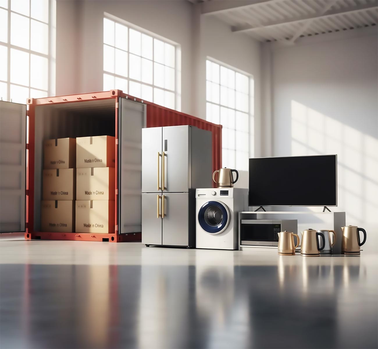 واردات لوازم خانگی از چین