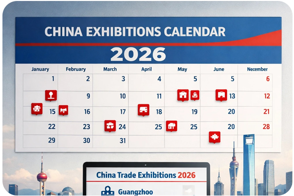تقویم نمایشگاه های چین 2026