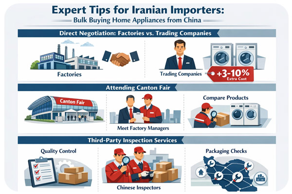 اینفوگرافیک نکات واردات لوازم خانگی از چین