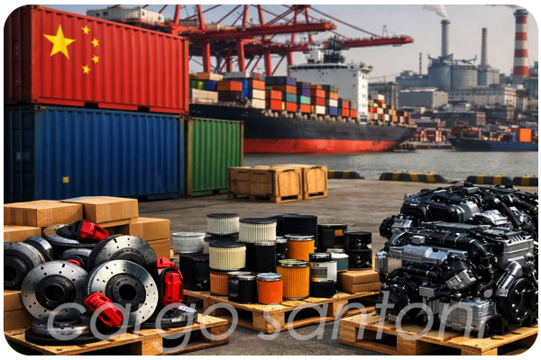 واردات قطعات یدکی خودرو از چین
