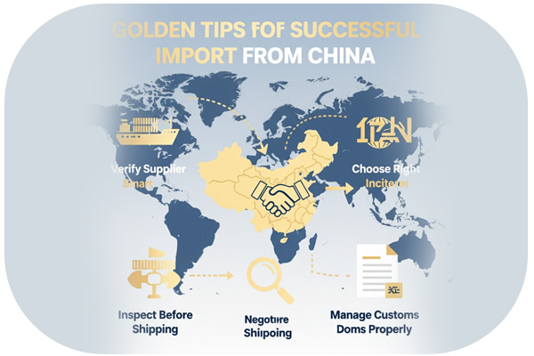مراحل واردات کالا از چین